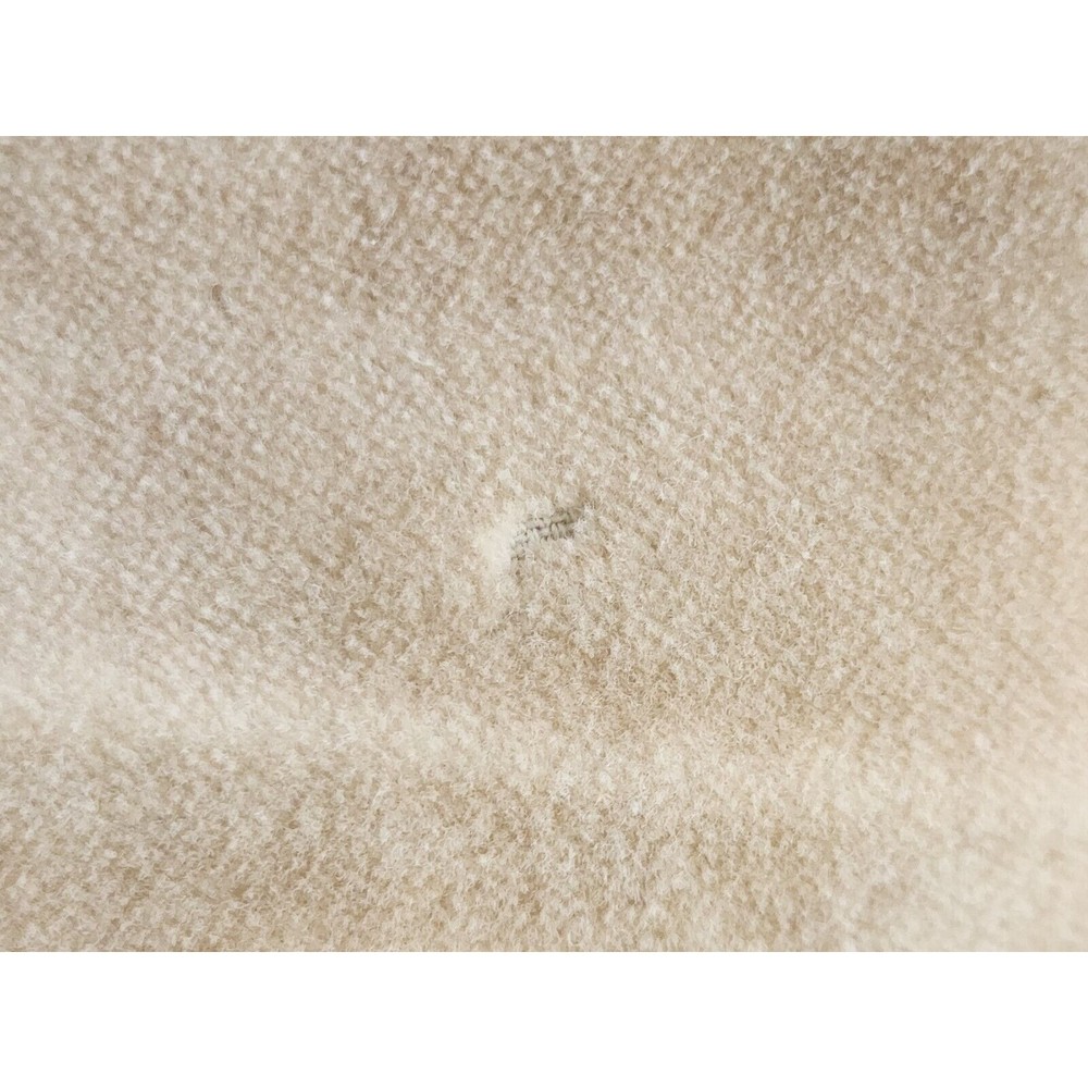 Massimo Dutti Womens Velour Jacket S Cream Military Long Sleeve Collared Lined - Picture 15 of 16